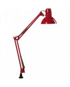 Lampa pentru birou Simpla-Red baseone